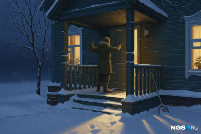 Андрей дважды ворвался в дом&nbsp;— во второй раз он был с ножом | Источник: Юрий Орлов / NGS.RU