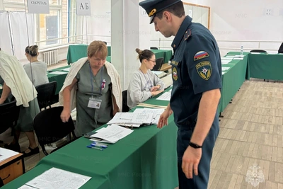 МЧС обеспечивает пожарную безопасность на выборах в Адыгее