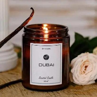 Свеча ароматическая восковая Dubai, 160 мл, By Kaori