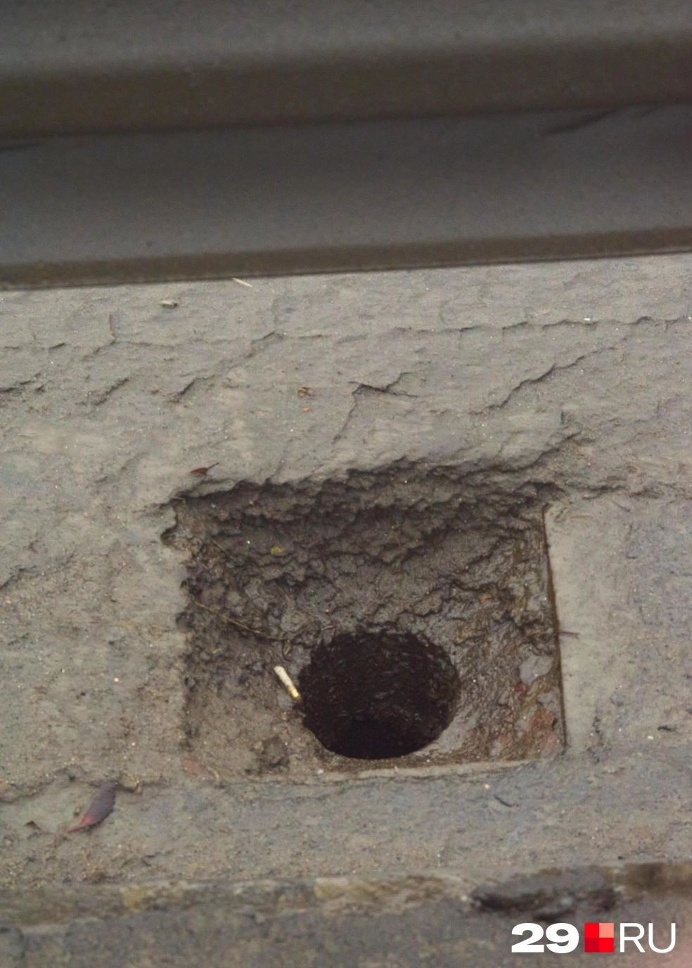 Так выглядят водостоки | Источник: Антон Данилов / 29.RU