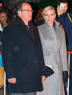 Князь Монако Альбер II и его супруга Шарлен