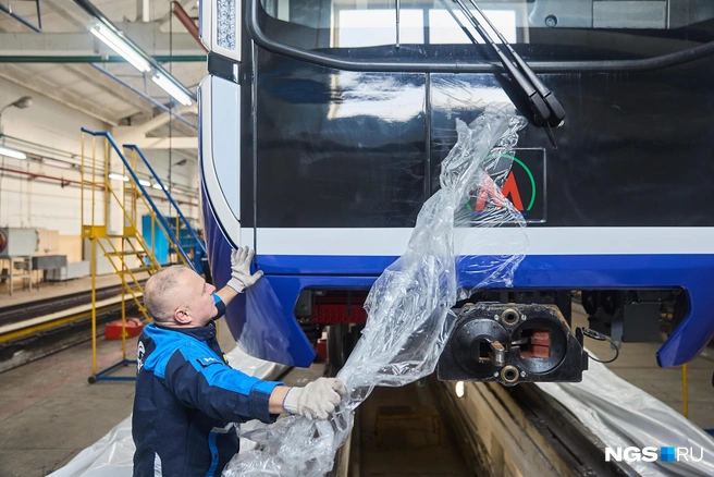 Новые вагоны не просто стильные: у них отличная шумоизоляция и более плавный ход | Источник: Александр Ощепков / NGS.RU