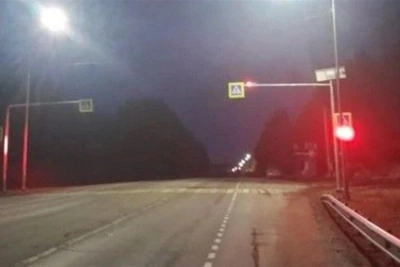 Освещение на Корсаковской трассе во Второй Пади восстановлено