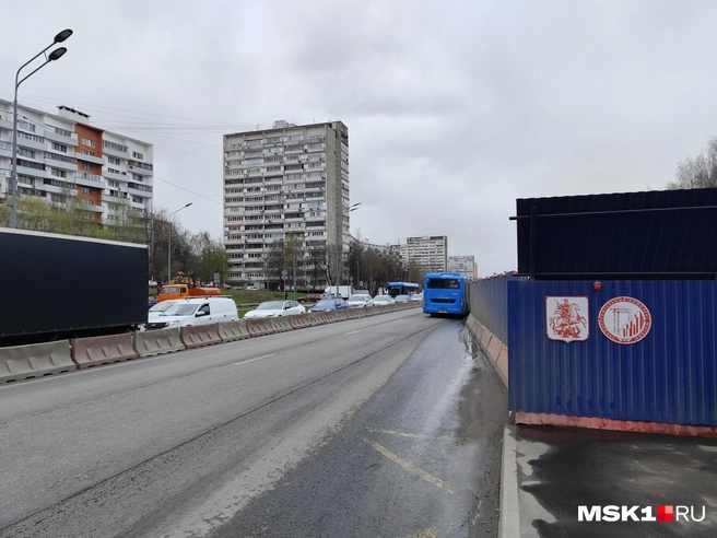 Липецкая улица в Бирюлево Восточном в апреле 2026-го | Источник: Игорь Мещанев / MSK1.RU