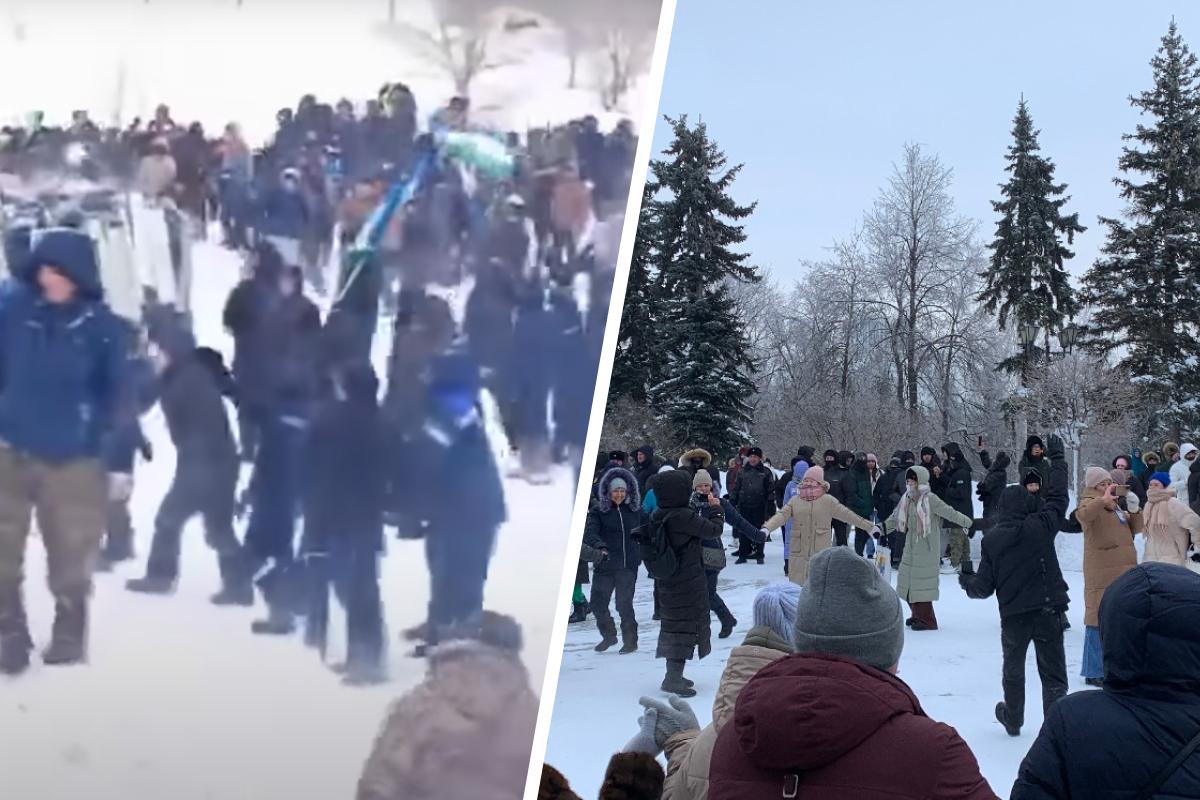 Как прошли митинги в поддержку Фаиля Алсынова в Баймаке и Уфе - 19 января  2024 - УФА1.ру