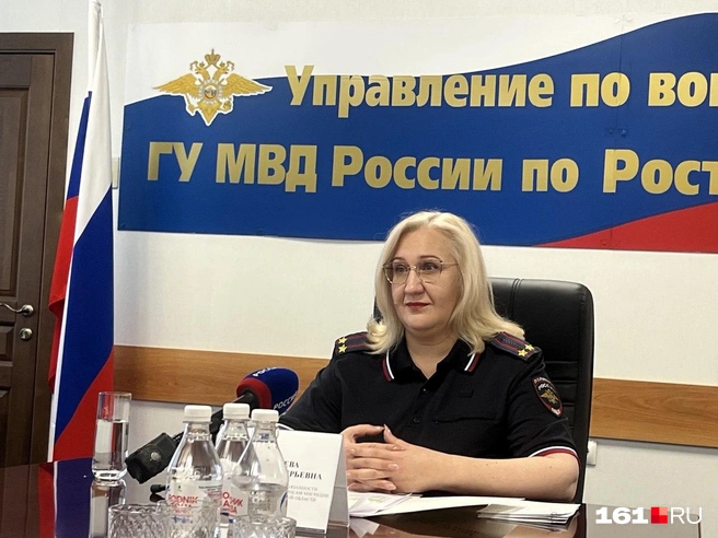 Врио начальника управления по вопросам миграции ростовского главка МВД Виктория Григорьева | Источник: Алина Заярная / 161.RU