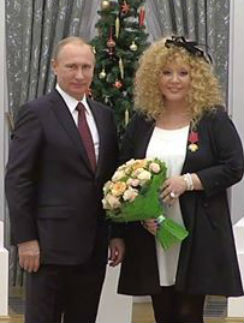 Алла Пугачева и Владимир Путин