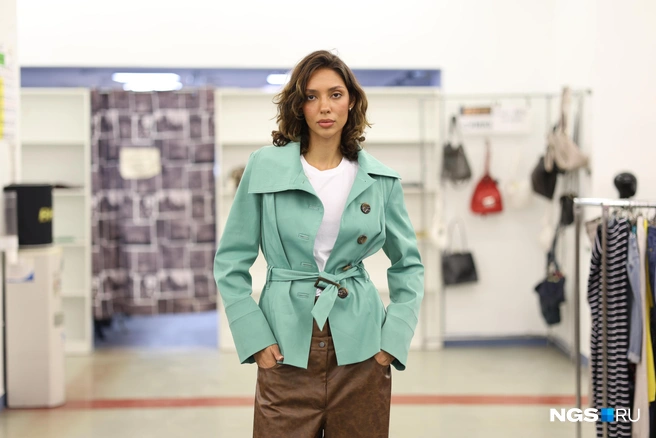 Жакет Сара забрала с собой&nbsp;— он стоил около 1000 рублей | Источник: Мария Тищенко / NGS.RU 