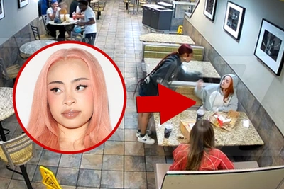 Ice Spice получила пощечину от фанатки в McDonald's