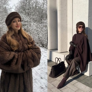 Как выглядит самая модная меховая повязка зимы