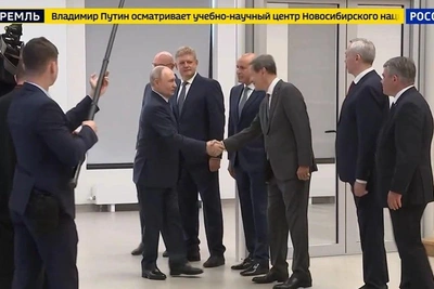 Путин в СУНЦ НГУ: встреча со школьниками