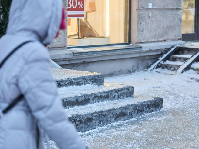 Перемещение по лестничным пролетам требует особой внимательности. | Источник: Александр Ощепков / NGS.RU