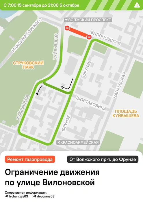 Источник: департамент транспорта Самары