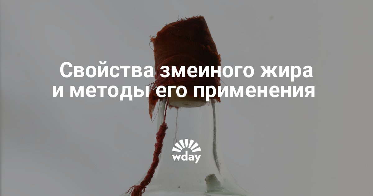 Змеиный жир: свойства, отзывы | theDay