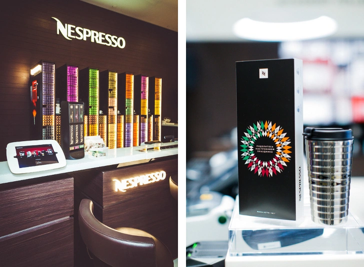 Новые бутики Nespresso в Москве