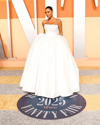 Ким Кардашьян на оскаровской вечеринке Vanity Fair, 2 марта 2025 года. 