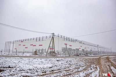 Строительство склада Wildberries под Ярославлем близится к завершению