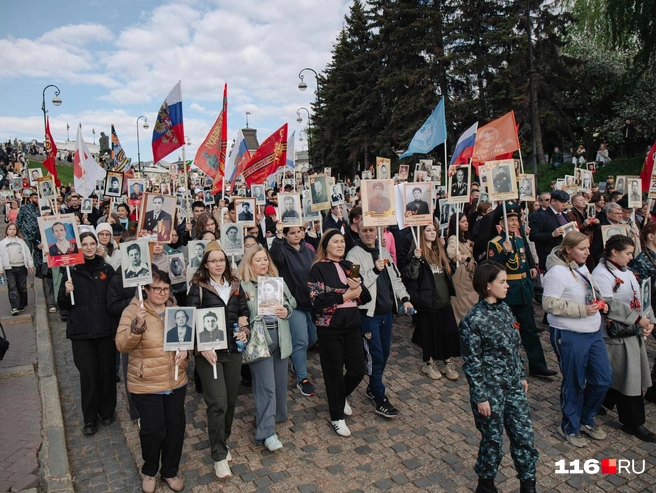 «Бессмертный полк» стартовал в три часа дня | Источник: Лина Саитова / 116.RU
