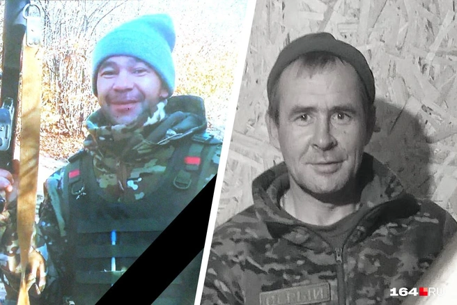 Погибшие на СВО местные жители Андрей Карабашев и Сергей Мгарь | Источник: Базарно-Карабулакский район / Telegram, Сергей Сафонов Zа Вольский район / Telegram