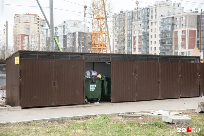 Зато крыша и забор спасают от ворон | Источник: Иван Митюшёв / 29.RU