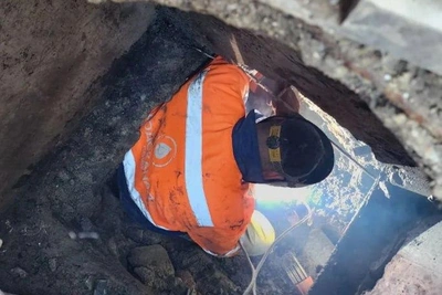 В Сириусе срочно ремонтируют водовод