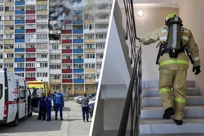 Три квартиры сгорели в 17-этажке на Твардовского