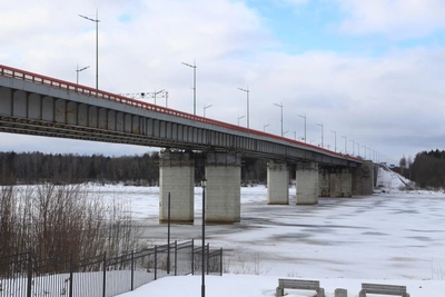 Ход ремонта Ладожского моста на трассе «Кола»