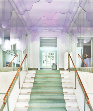 Салон красоты в пастельных тонах в Стокгольме