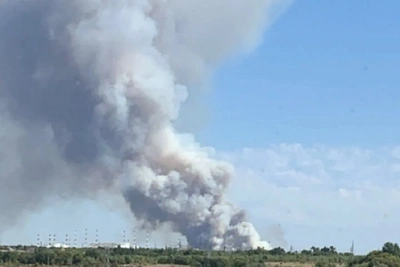 Верховой пожар под Волгоградом: площадь и причины