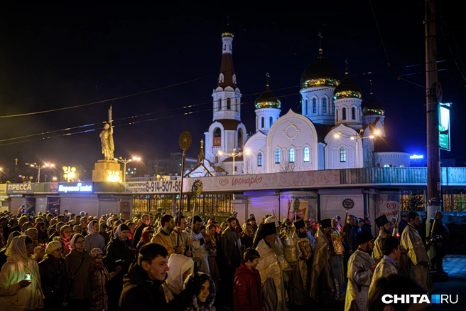 Пройдет крестный ход | Источник: Олег Фёдоров / CHITA.RU