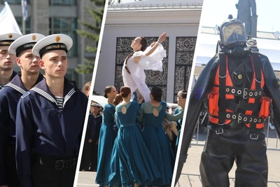 Построение, танцы, ярмарка: День ВМФ в Северодвинске