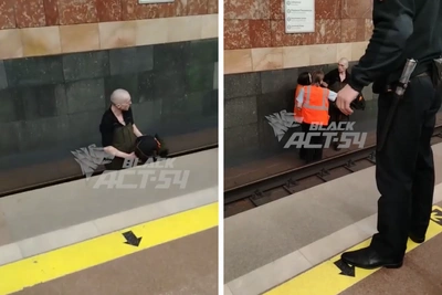 Мужчину с путей метро в Новосибирске передали врачам