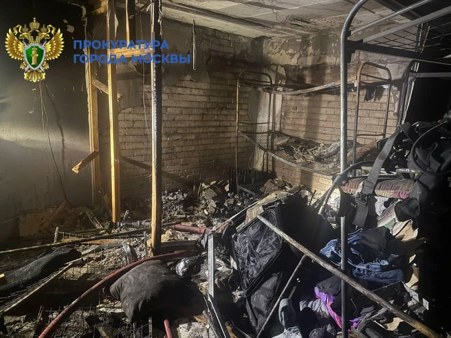 Восемь человек в больнице: в Москве возбудили уголовное дело после пожара в хостеле | Источник: Прокуратура Москвы