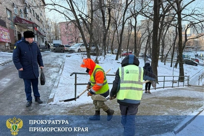 Во Владивостоке прокуратура возбудила 30 дел из-за льда