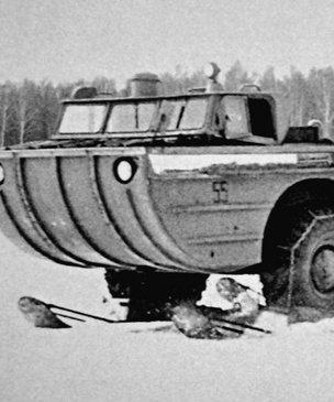ПЭУ-1Р — советский вездеход с реактивным двигателем от самолета