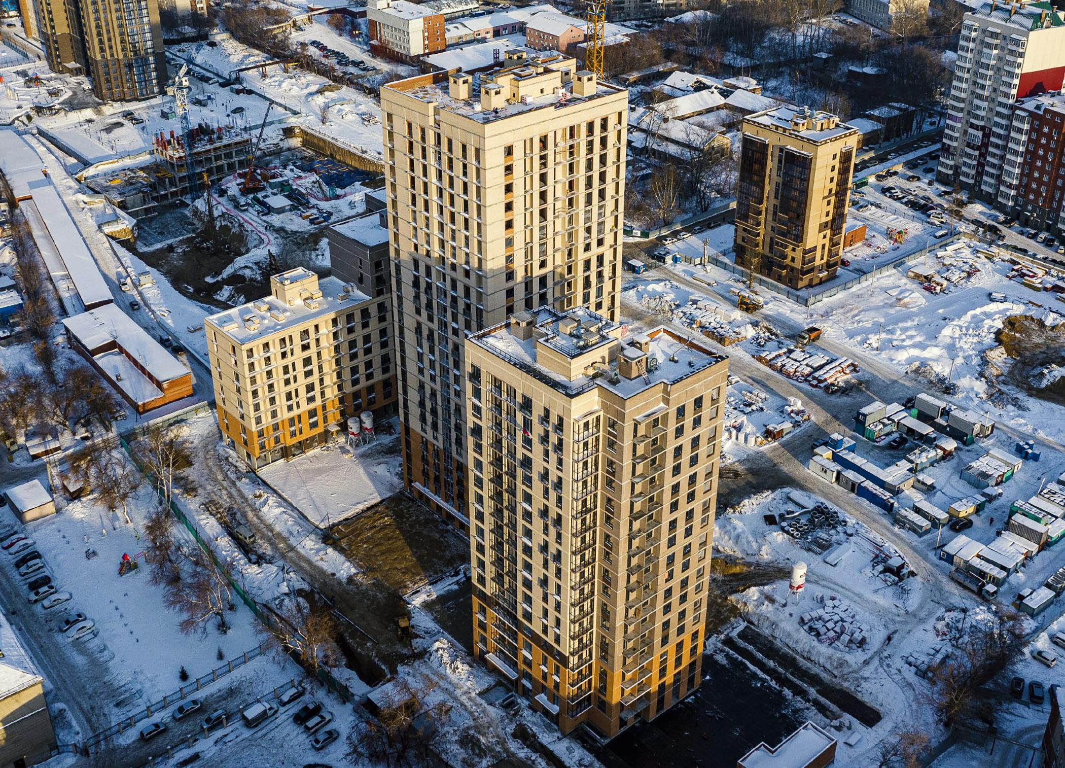 Лакомый кусочек: на Красном проспекте рядом с метро строят ЖК из 12 домов -  21 февраля 2022 - НГС.ру