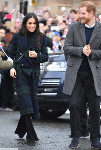 Принц Гарри и Меган Маркл накануне Дня всех влюбленных приехали в Шотландию