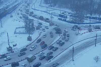 Новосибирск: пробки достигли 8 баллов