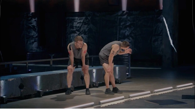 Соперником Зайцева стал Арсен Рангулов, серебряный призер Чемпионата мира по пауэрлифтингу | Источник: Телеканал ТНТ