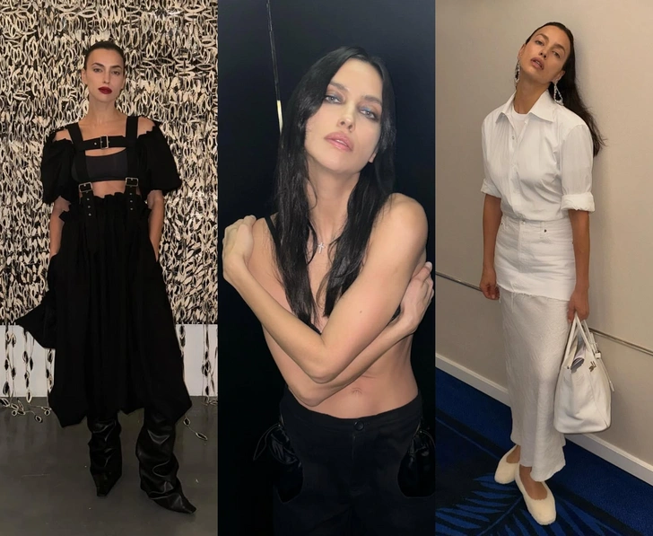 Ирина Шейк и искусство носить черное&nbsp;&mdash; 5 доказательств, что минимализм может быть хищным