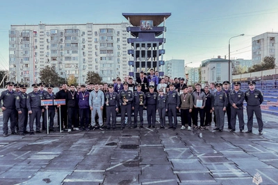 В Астраханском гарнизоне назвали лучших пожарных-спортсменов