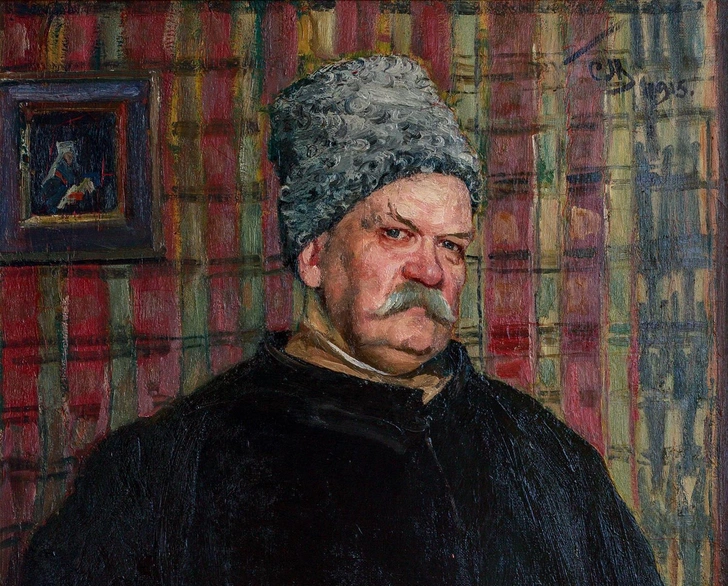 Сергей Малютин. Портрет Владимира Гиляровского. 1915 (фрагмент). Астраханская государственная картинная галерея им. П. М. Догадина | Источник: Пресс-служба Музея русского импрессионизма