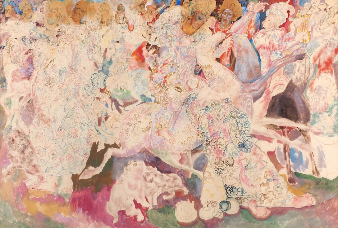 Павел Филонов. Поклонение волхвов. 1914 © Собрание Игоря Сановича | Источник: Пресс-служба выставки