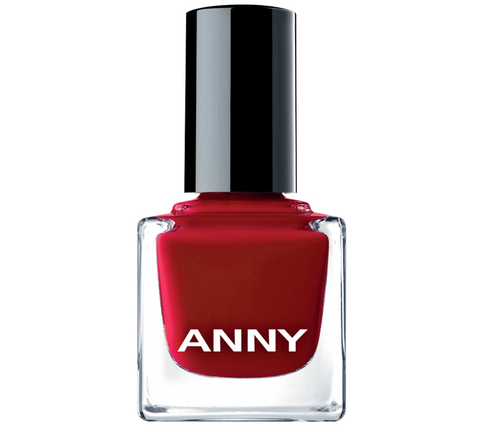 Лак для ногтей красный от ANNY Cosmetics 