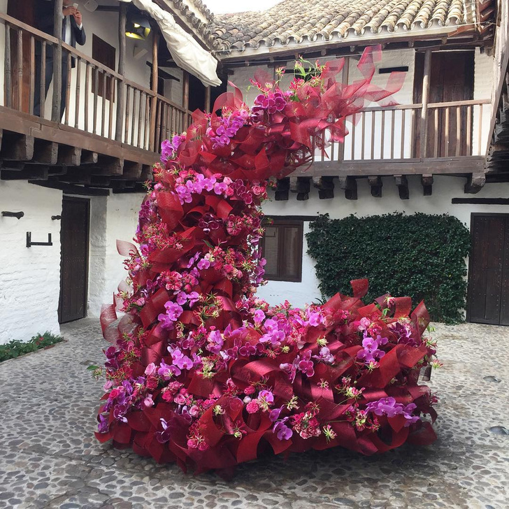 Фестиваль флористики в Кордове: буйство цветов и красок