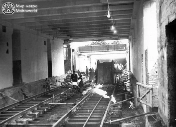 Строительство совмещенных тоннелей в районе станции «Речной вокзал» | Источник: Metroworld