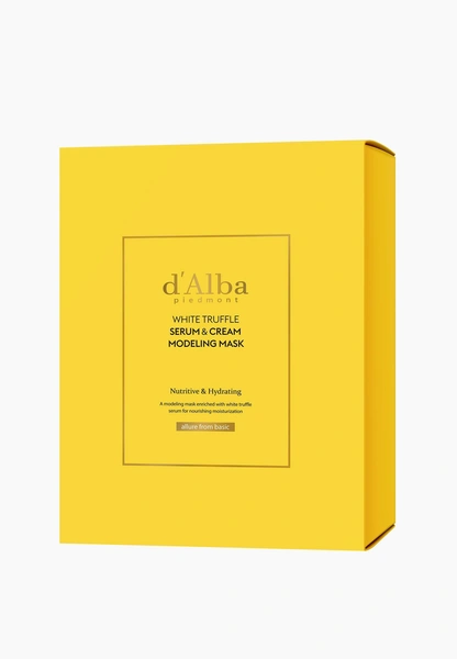 Маски для лица d'Alba White Truffle Serum & Cream Modeling Mask 