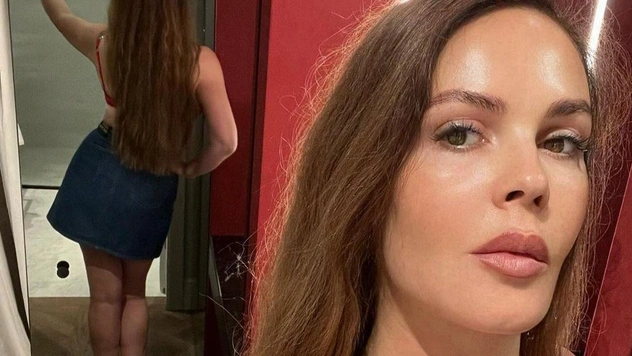 Екатерина Андреева выбрала купальник на Новый год