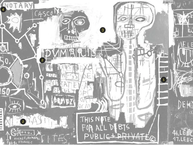 Жан-Мишель Баския «Нотариус (Notary)», 1983 | Источник: PRINCETON UNIVERSITY ART MUSEUM / SCHORR COLLECTIONS