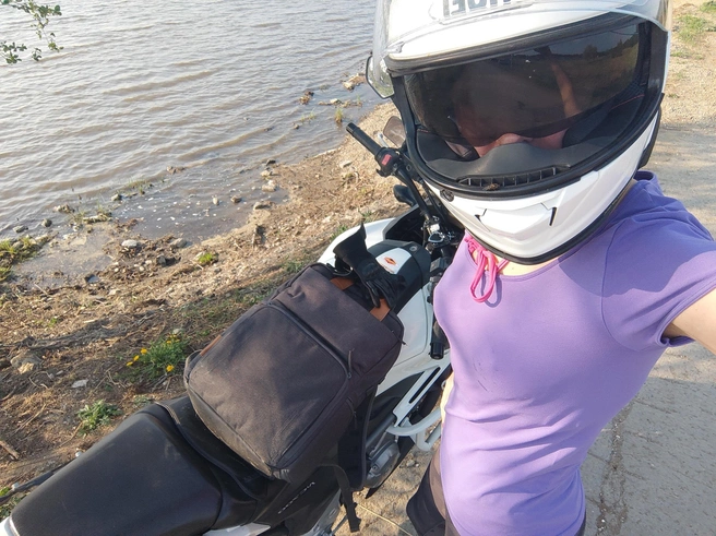 Екатеринбурженка всегда была аккуратна за рулем и ездила в шлеме | Источник: Надежда Гугумберидзе / Vk.com
